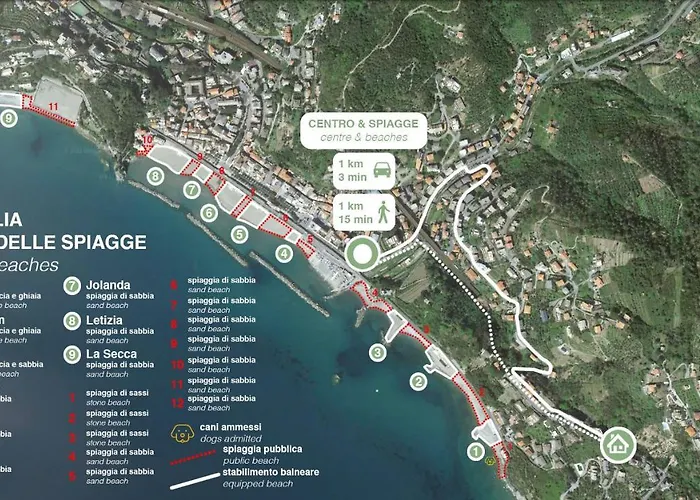 Apartman A Moneglia, Tra Portofino E Le Cinque Terre *